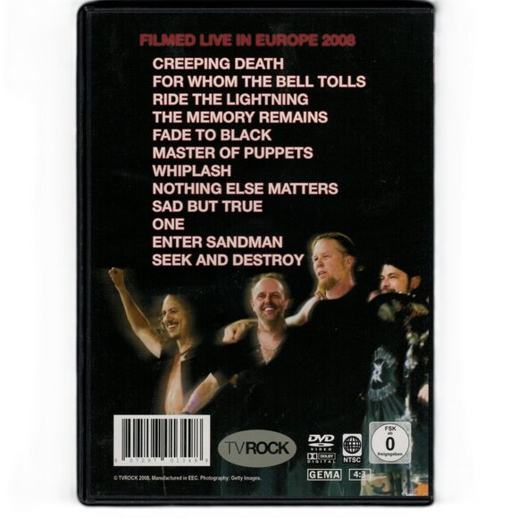 Metallica - Touring Europe '08 (DVD) 2008 NEW - Picture 2 of 2